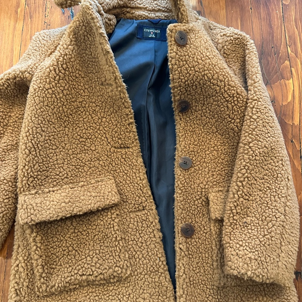 Crewcuts Tan Sherpa Coat